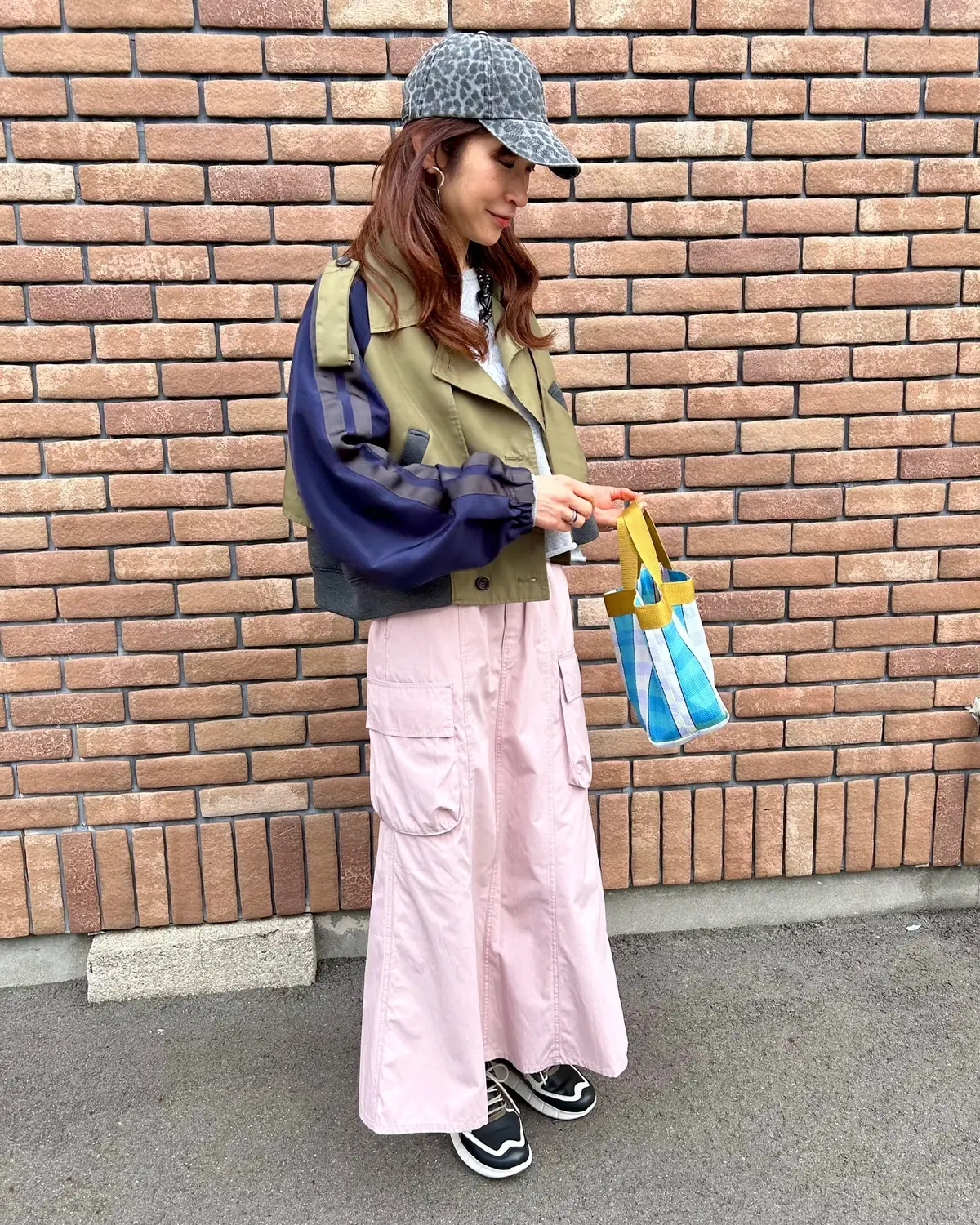 淡いピンクのGUスカートで春らしさを取りの画像_4