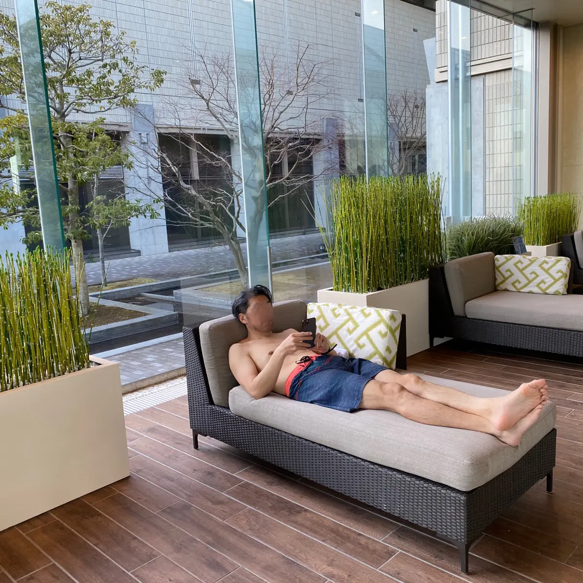 デッキチェア,小田原ヒルトン,リゾート