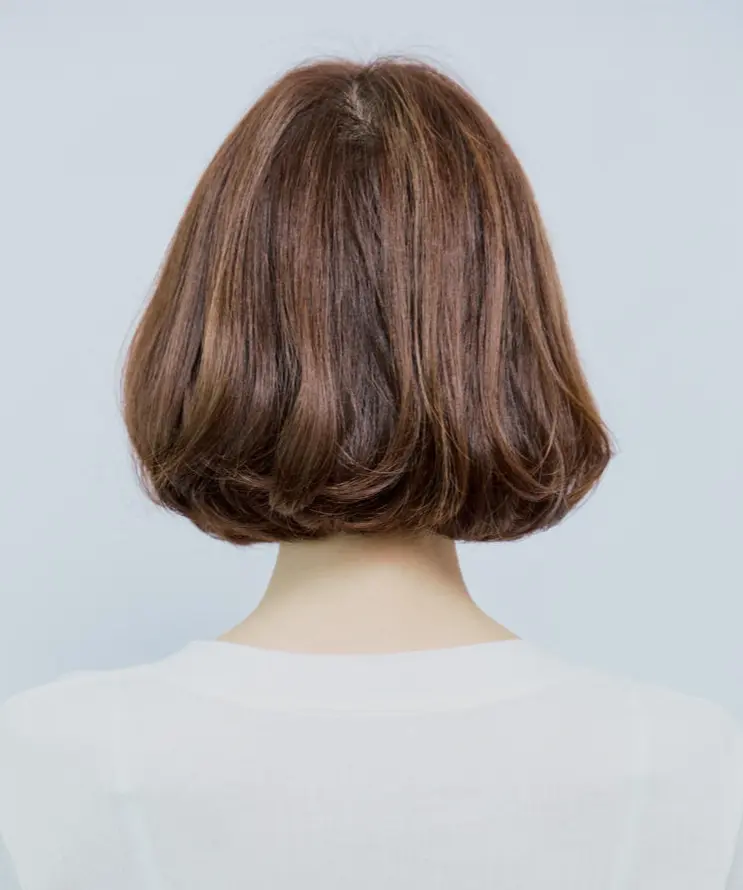 Webエクラ 後から見たボブヘアスタイル