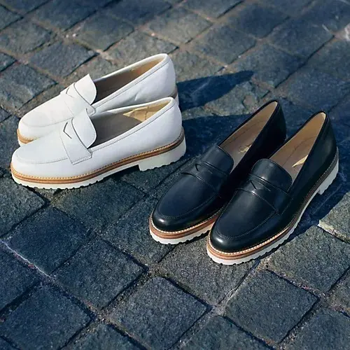 Luca Grossi×eclat 厚底コインローファー ￥35,200