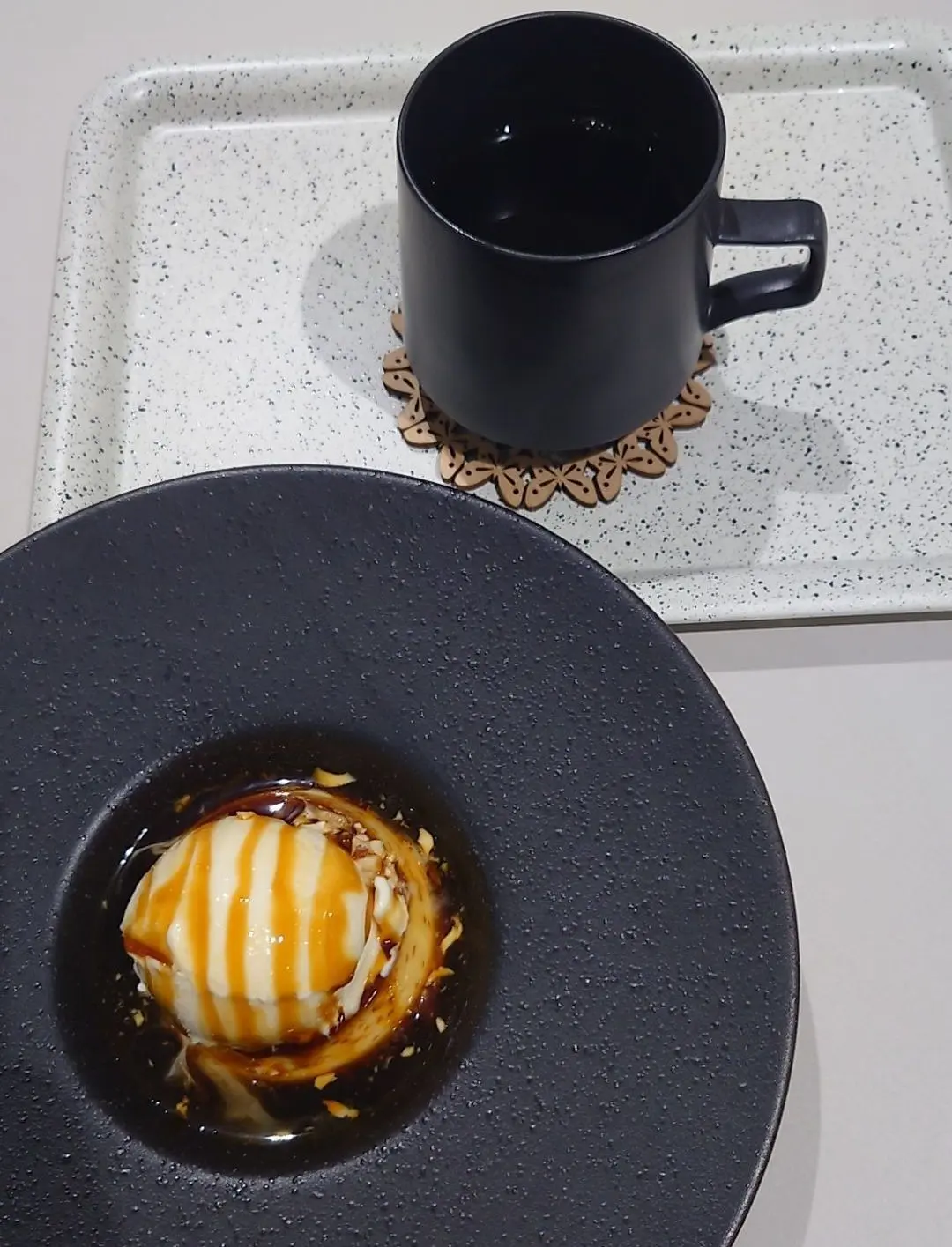 クワンズコーヒーのエチオピアとクラシックプリン