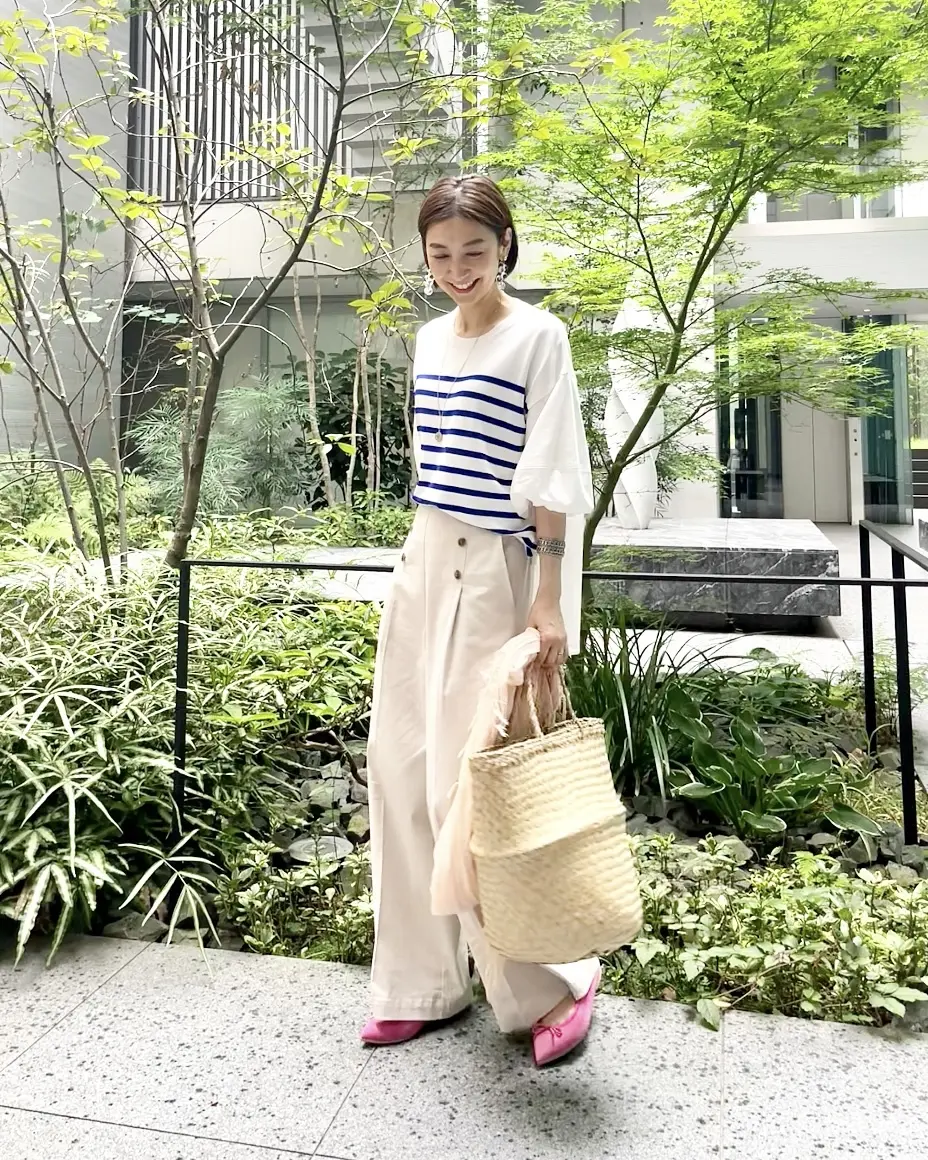 ボリューム袖ボーダー★3styleの画像_8