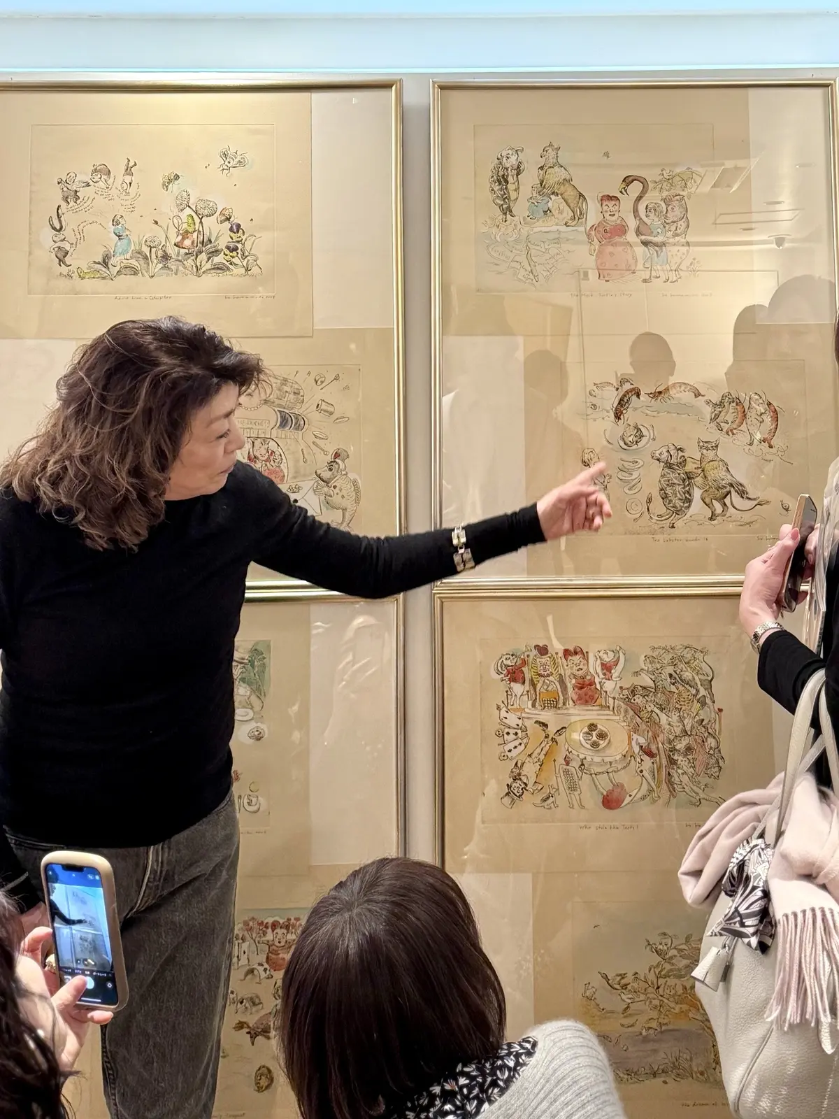 山本容子　山本容子版画展　　不思議の国のアリス　