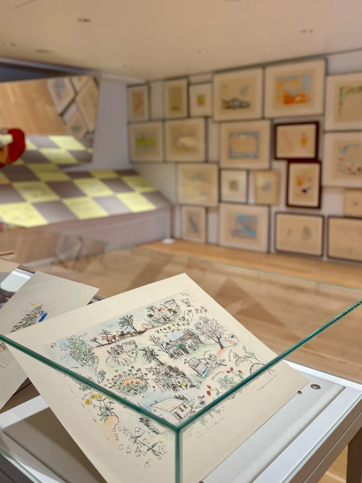 山本容子　山本容子版画展　赤毛のアン　不思議の国のアリス