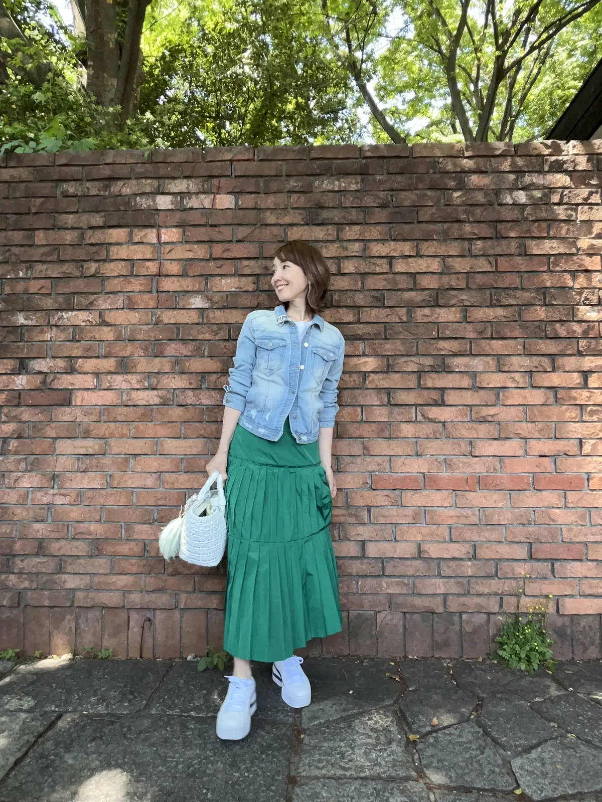 デニムコーデで花散歩　都内屈指のパワースの画像_7