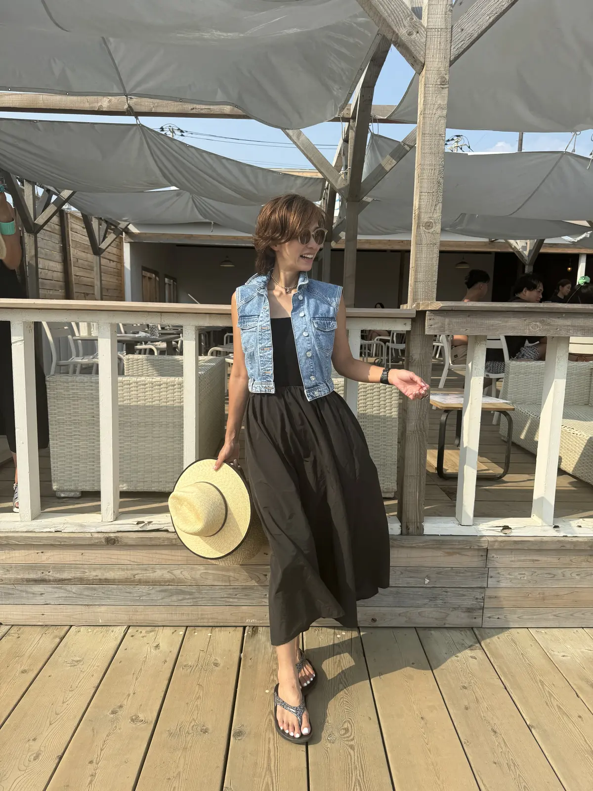 ZARAで見つけたデニムベストの画像_2