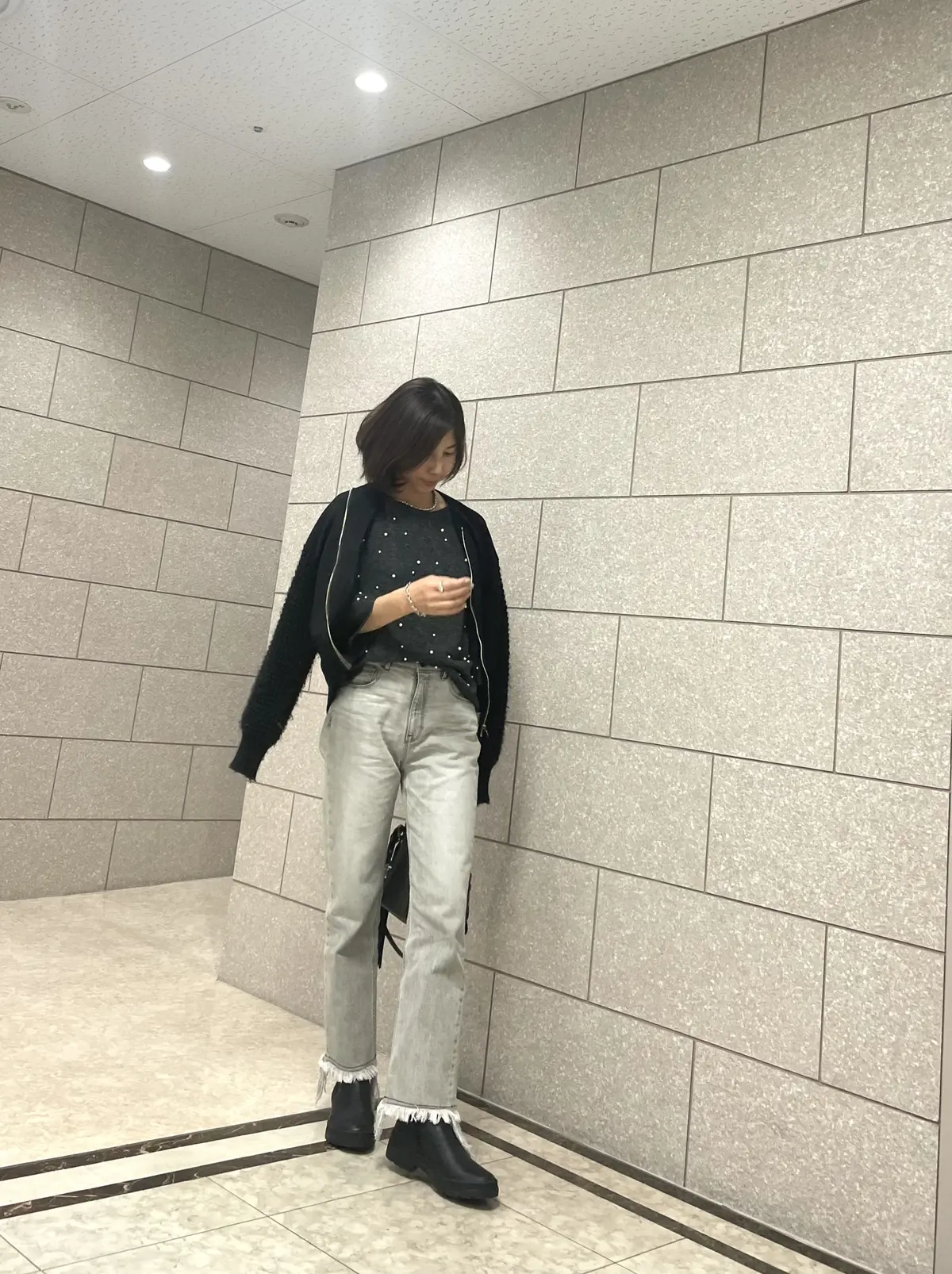 使えるZARAのパールニットの画像_2