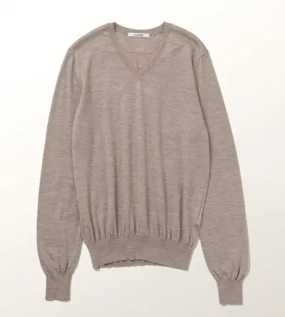 村山佳世子×SLOANE ウールシルクカシミヤVネックニット