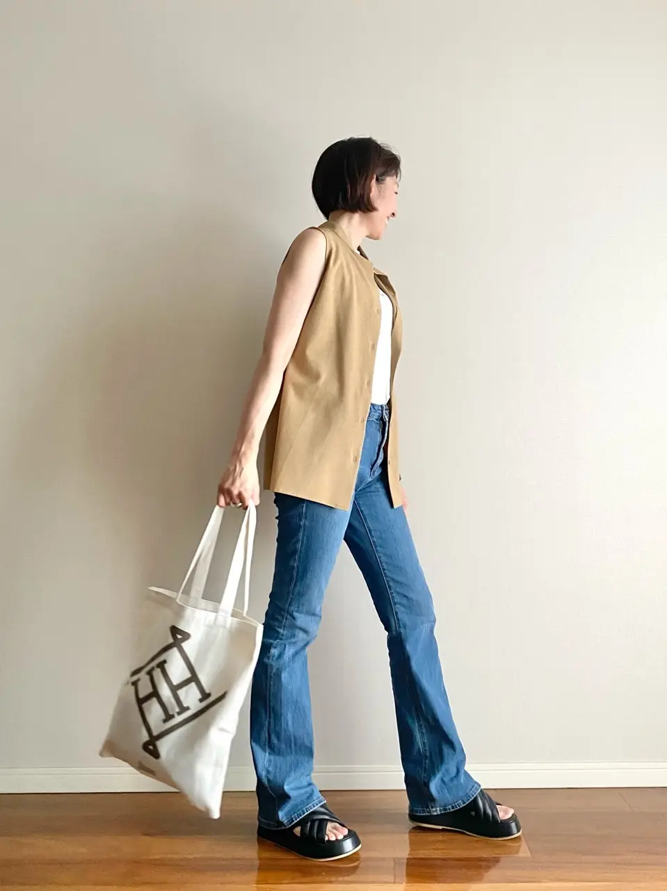 HERNO×éclatコラボトート②