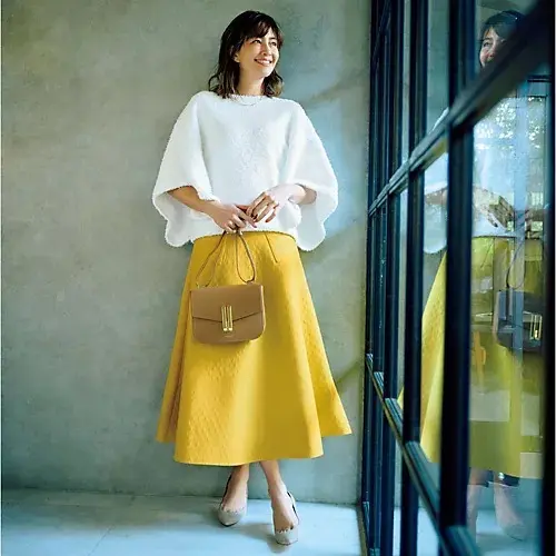 Room no.8 BLACK ニットフレアスカート ￥48,400