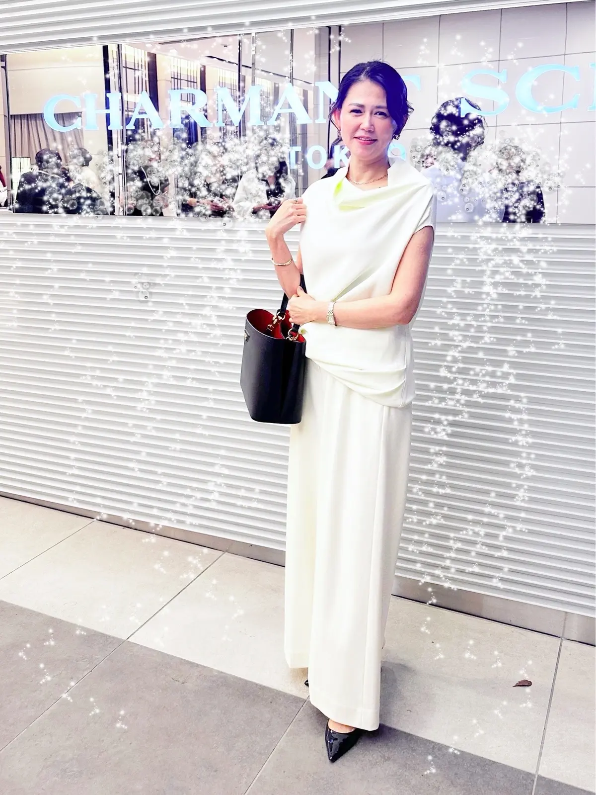 白コーデで「ソワレ・ドゥ・エクラ」への画像_3