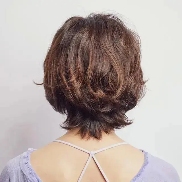 こなれ見え確実「ウルフ風ショートボブ」