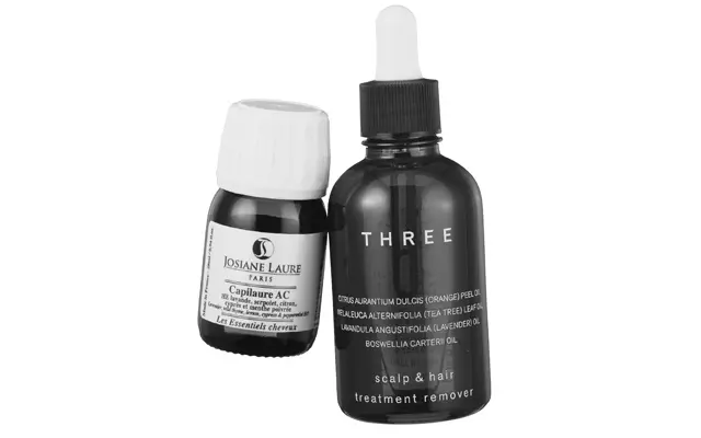 （左）ジョジアンヌ ロール エッセンスキャピロール AC、（右）スキャルプ＆ヘア トリートメント リムーバー