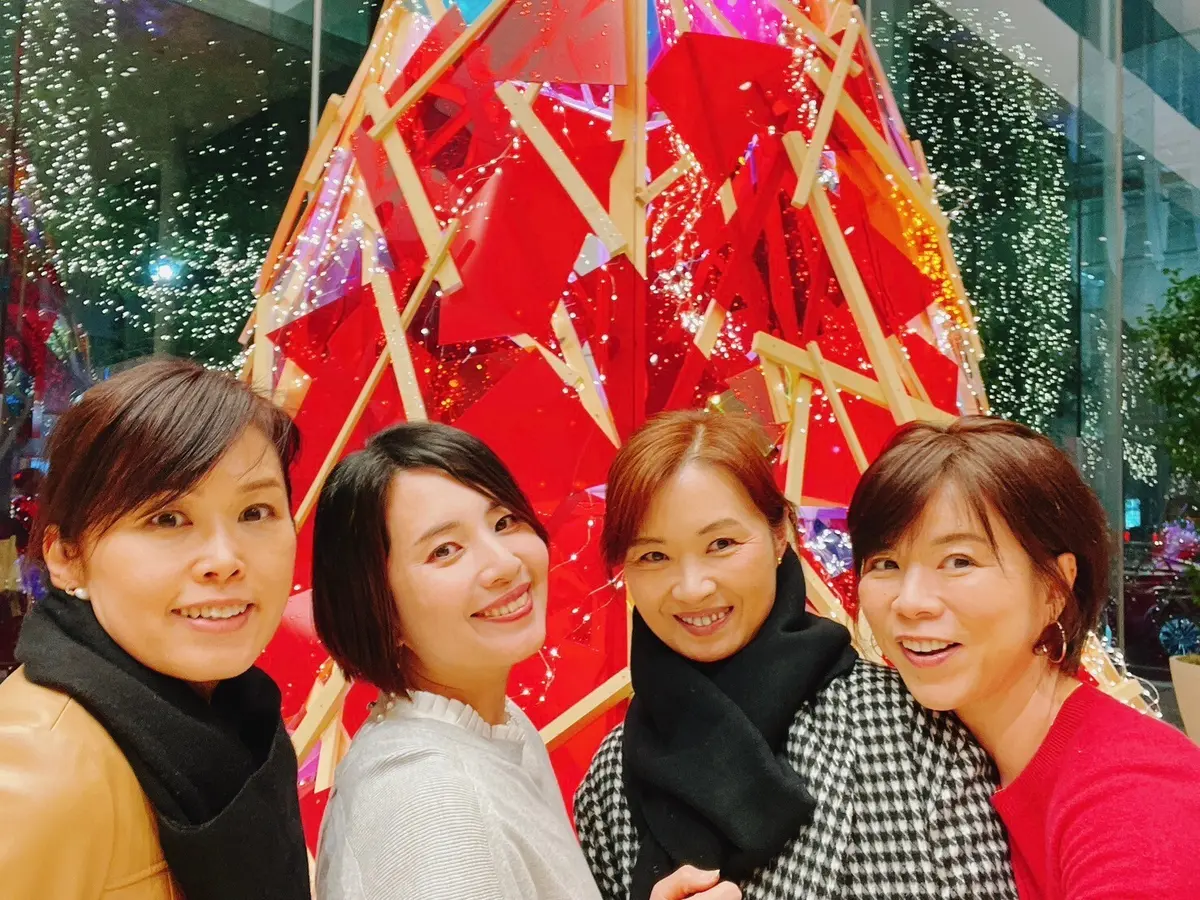 クリスマスリース、ハート型リース、二子玉川、玉川高島屋、マーサーブランチ、二子玉川ランチ