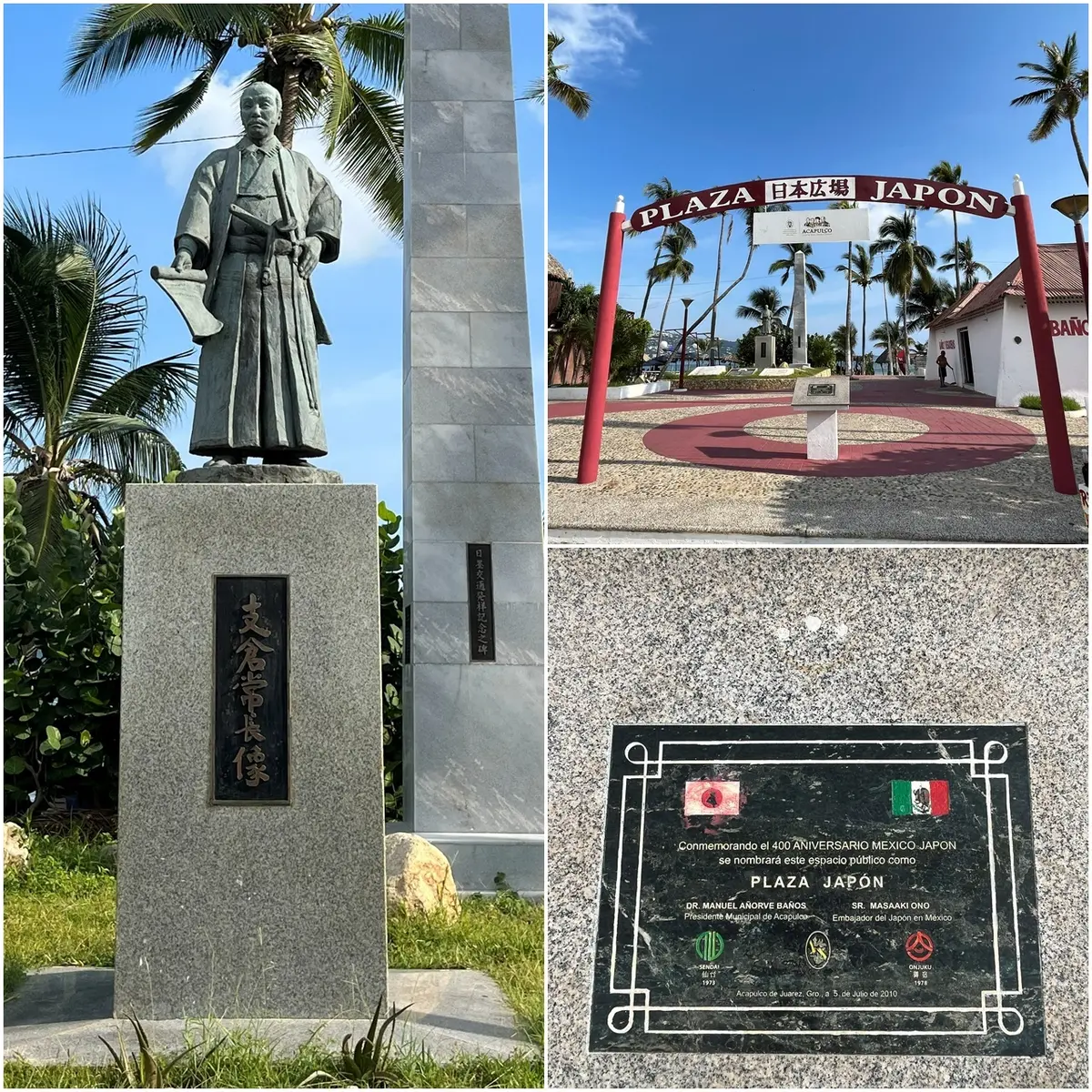 メキシコ・アカプルコ 支倉常長像