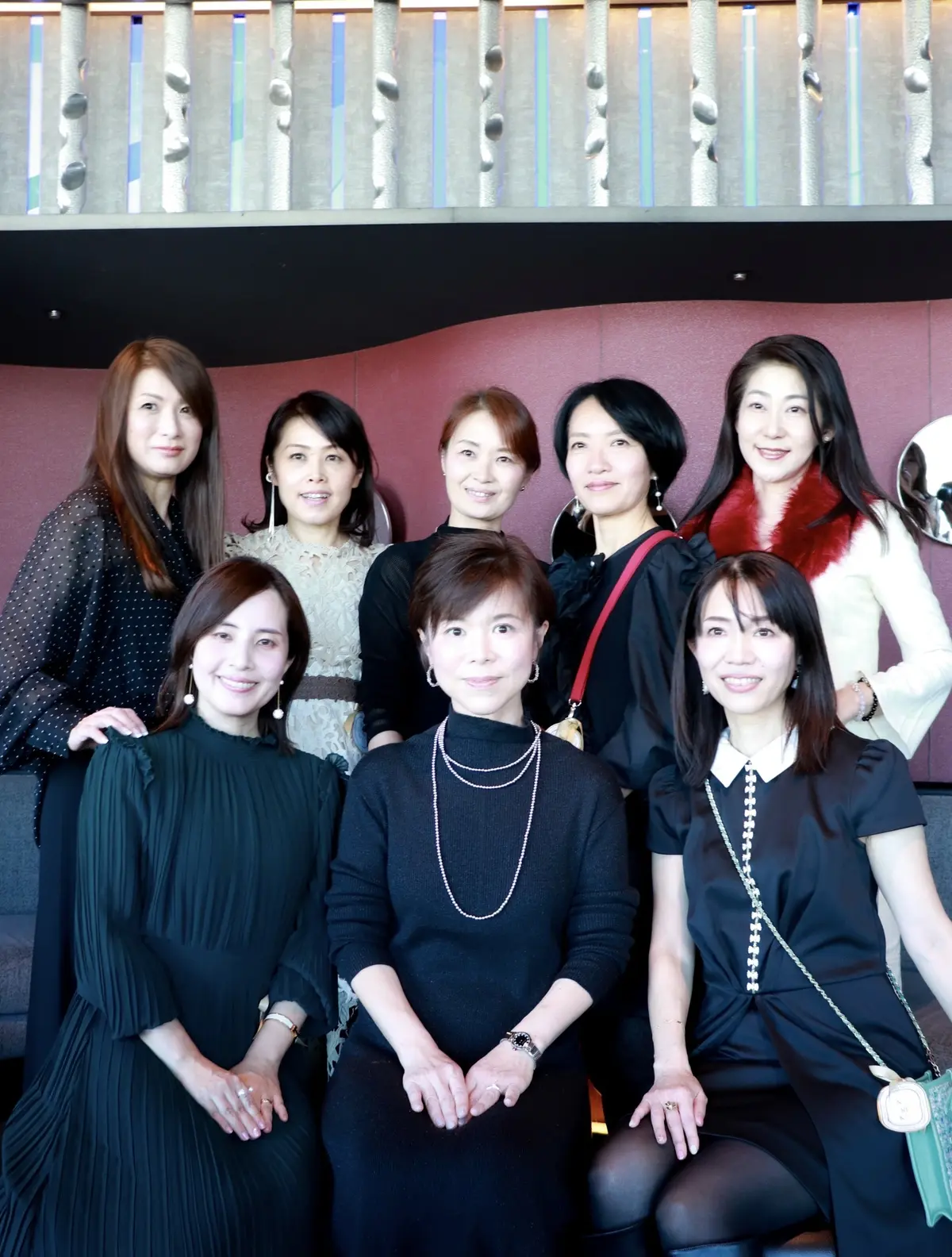 クリスマスパーティ　服　コーディネート　40代　　50代　