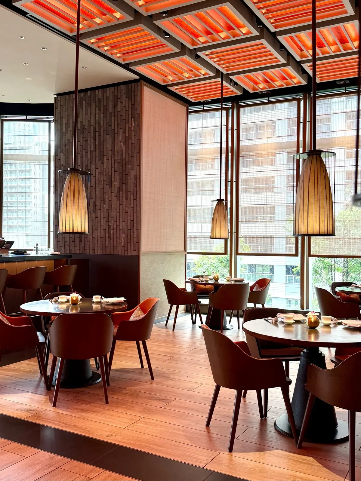 麻布台ヒルズ　ホテル「ジャヌ東京」虎景軒（フージン）　店内写真