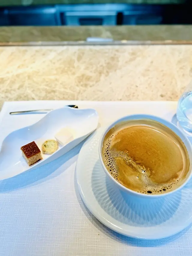 コーヒーで締めくくり