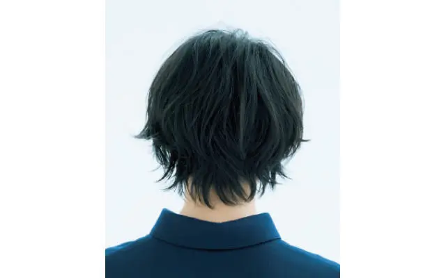 後から見たショートヘアスタイル