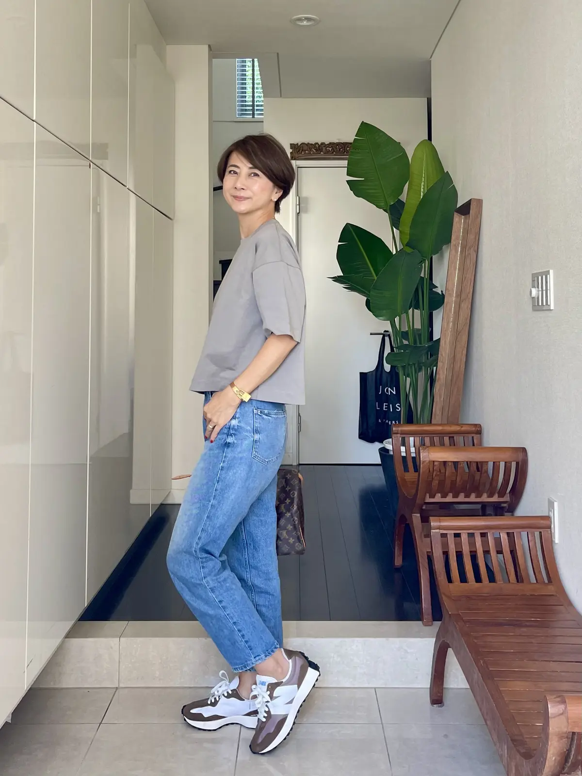 村山佳世子×SLONE　ショート丈Tシャの画像_5