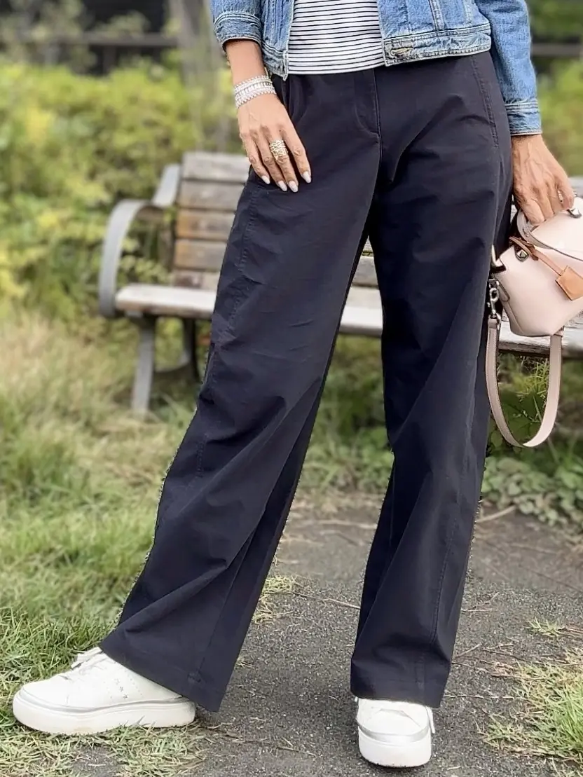 お気に入りのユニクロパンツでお買い物♡横の画像_8