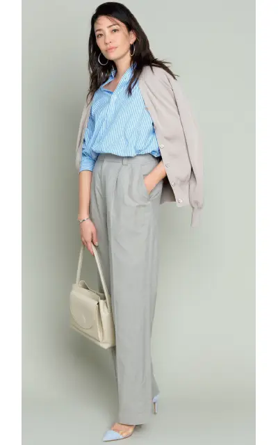 シルエットが脚長感抜群