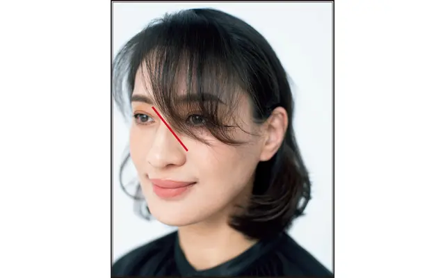 ヘアスタイルのポイント