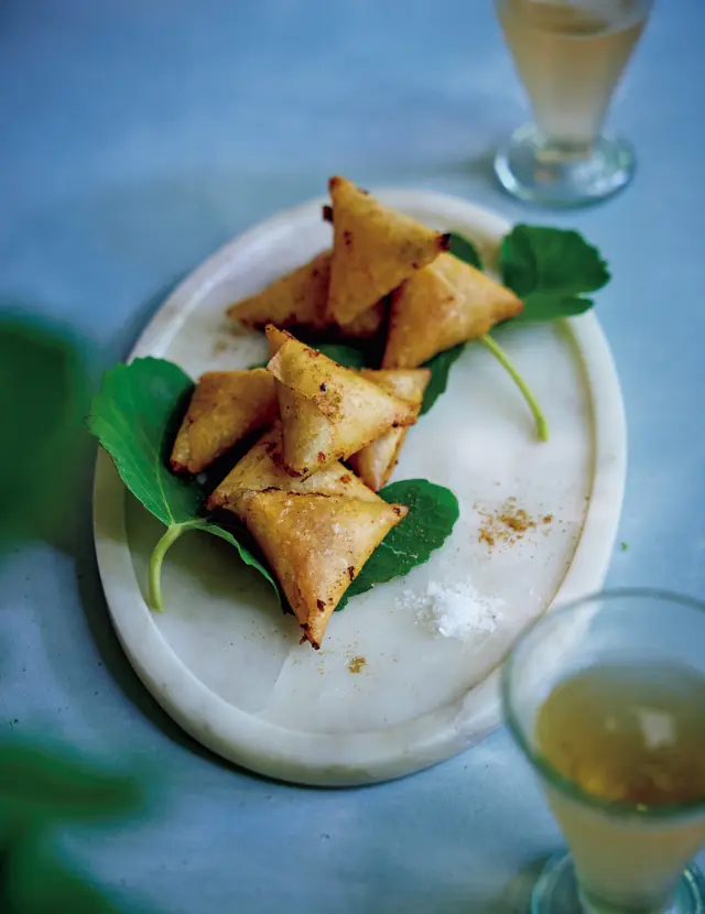 無花果となすのトルコ風春巻き