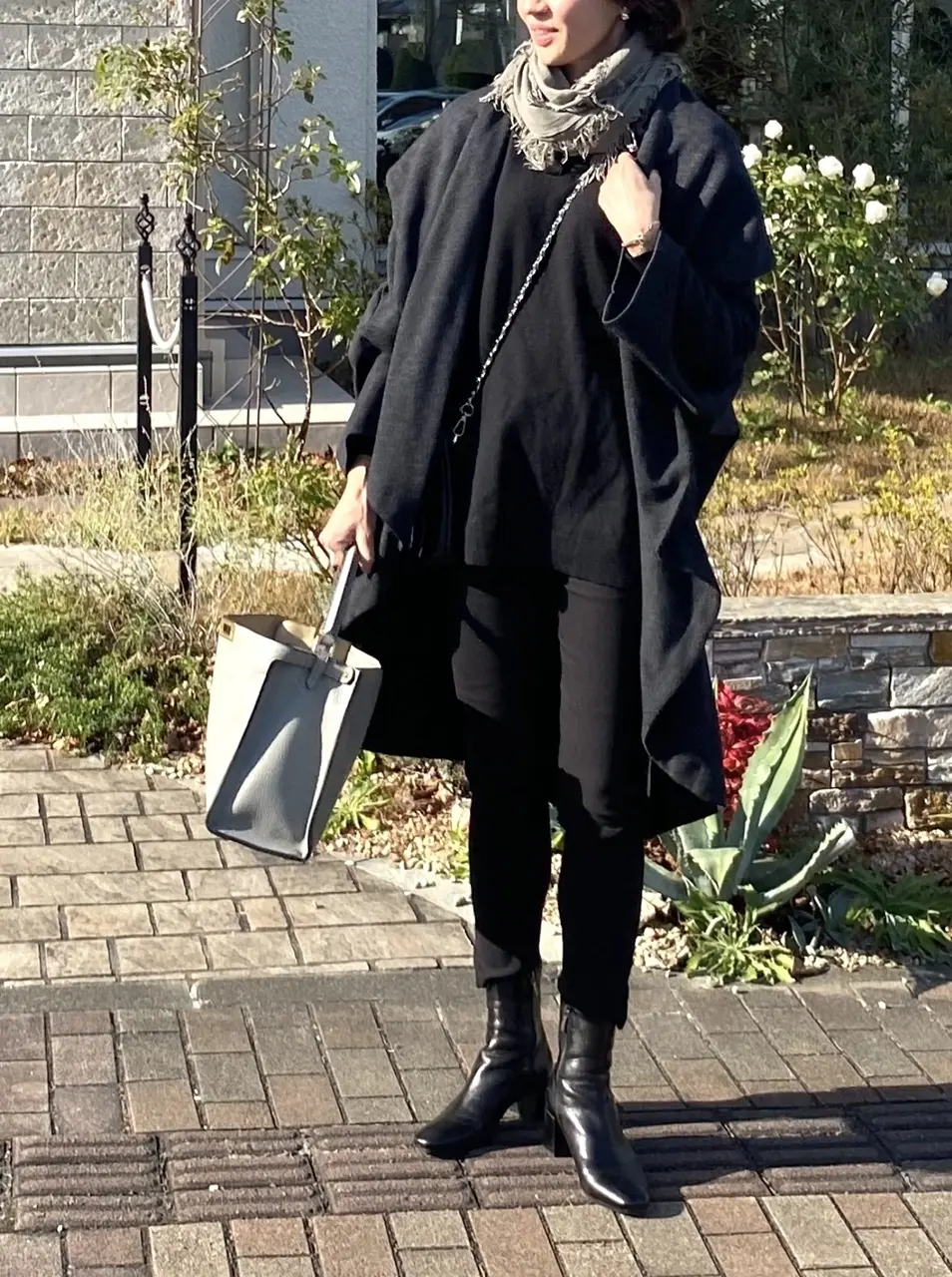 ペンギンコートコーデ②