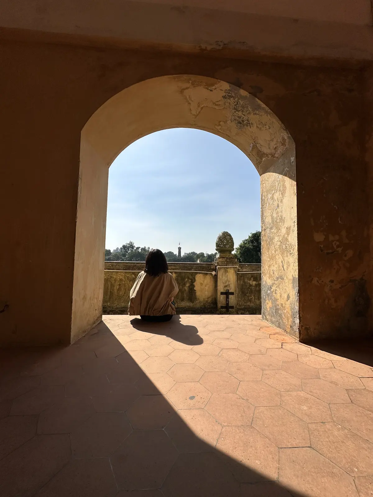 タンロン遺跡　瑞門　国旗掲揚台　世界遺産
