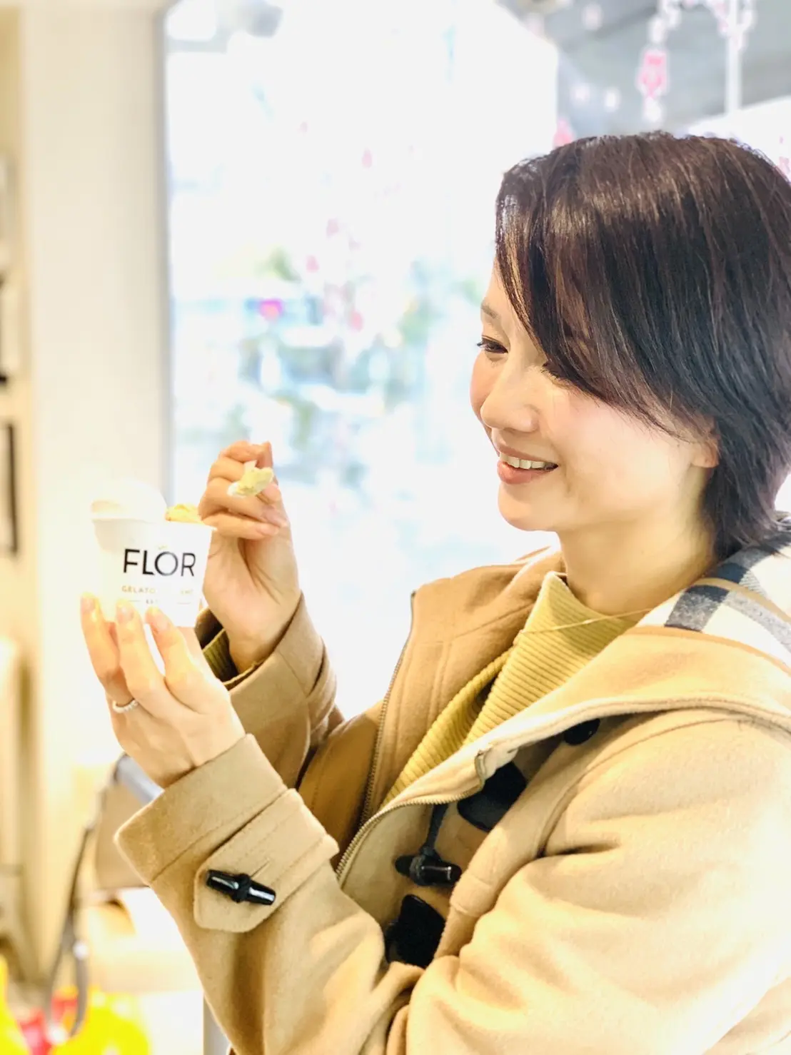 ジェラートを堪能