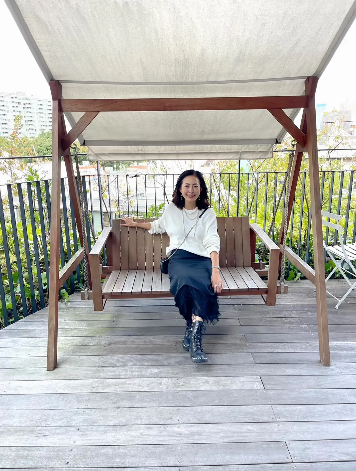 モノクロ初秋コーデで丸の内へ❤︎の画像_4