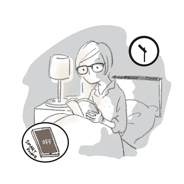 就寝前には強い光をシャットアウト