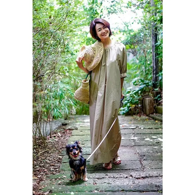 華組ワンピースコーデ