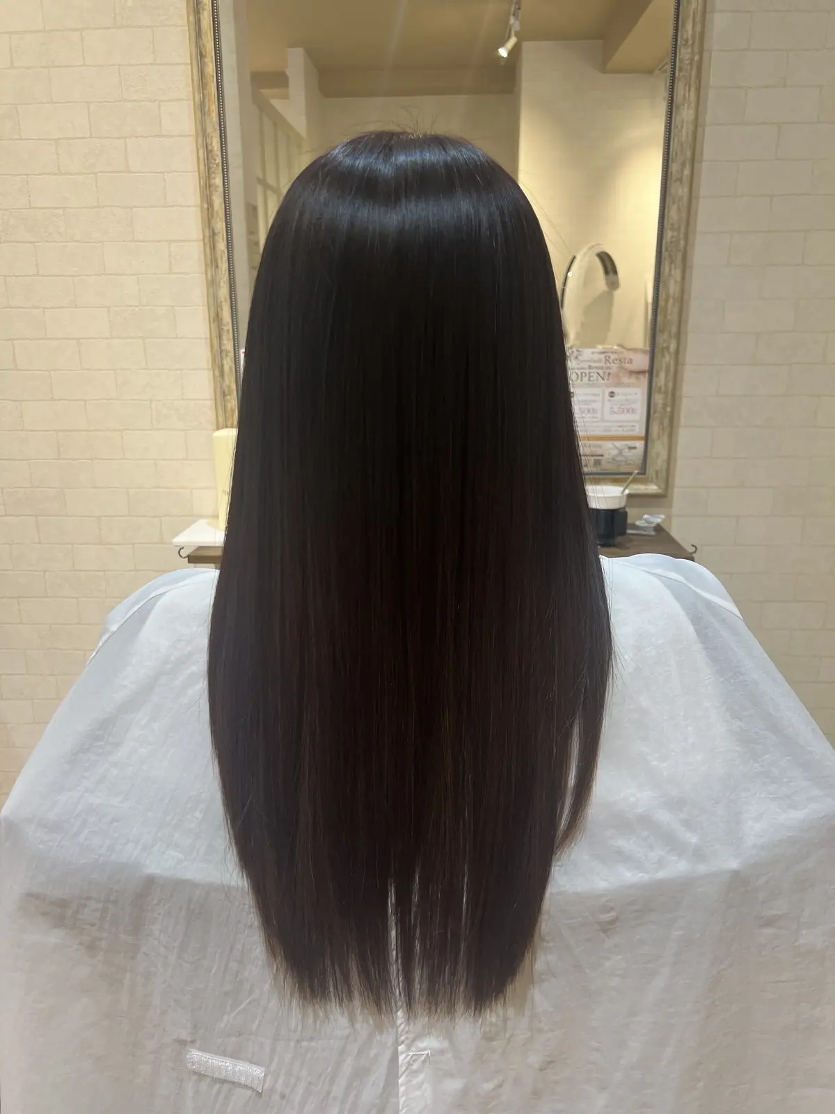 美髪矯正しました！
