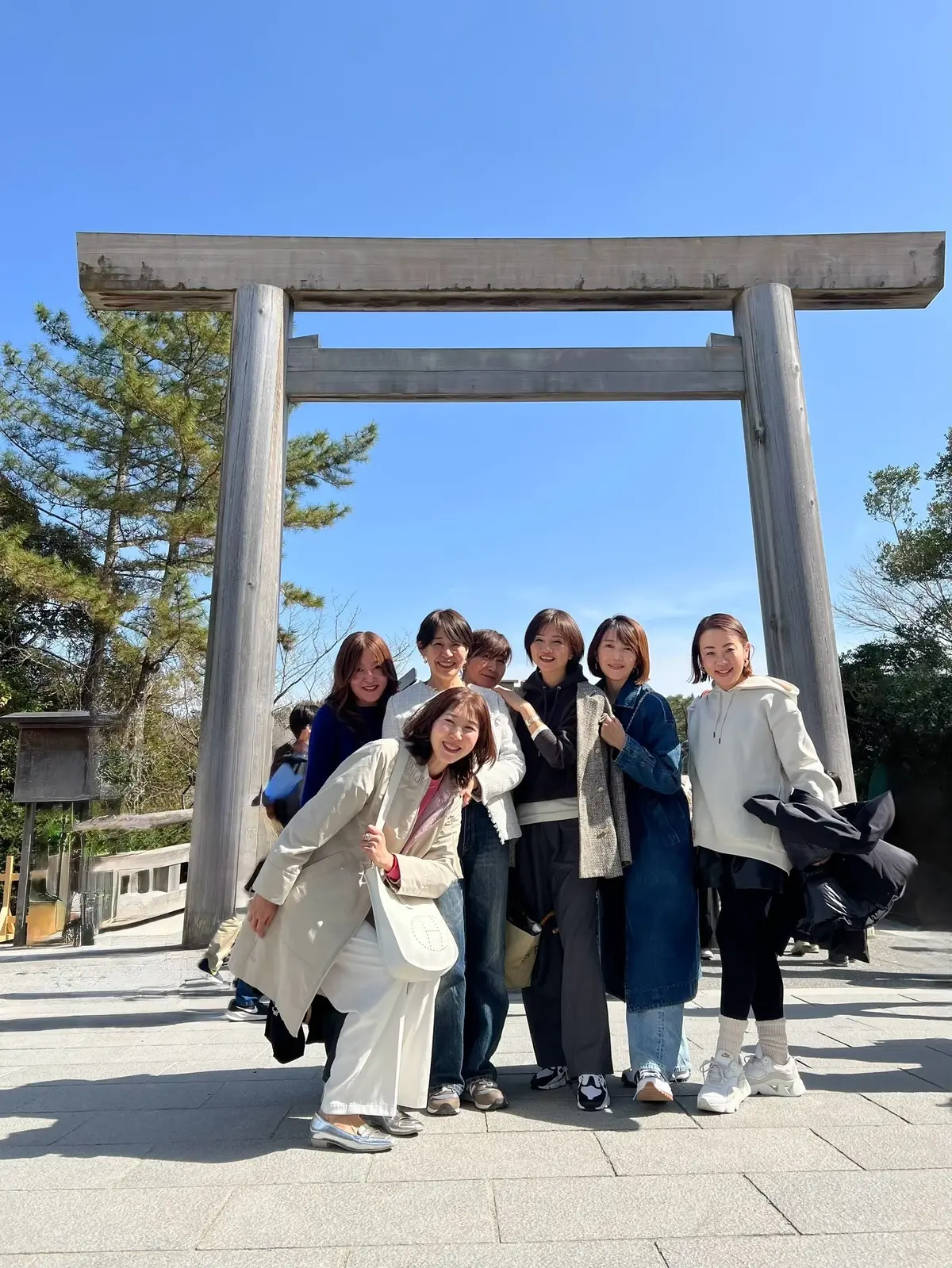伊勢神宮の内宮の鳥居