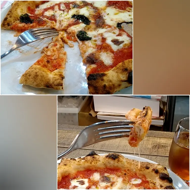 ピッツァロマーナを食べる