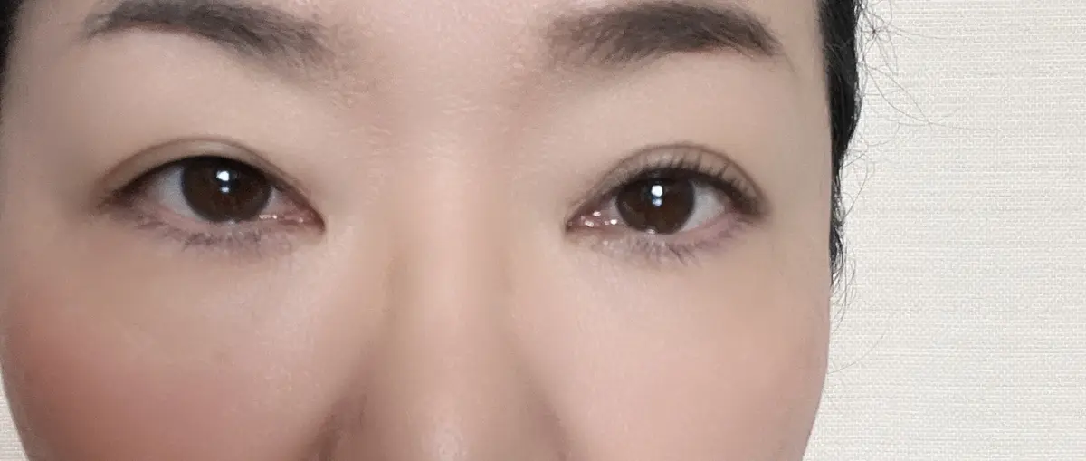 まつ毛カールとアイライン終了