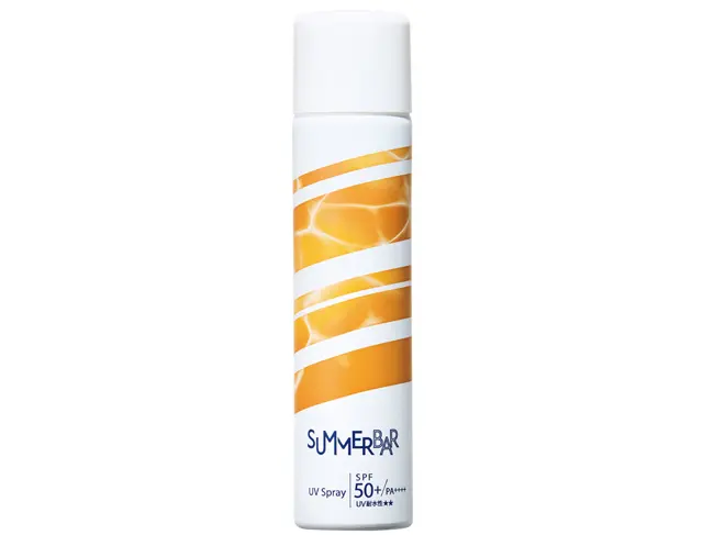 サマーバー UVスプレー SPF50+・PA++++  80g ￥1,540／デミ コスメティクス