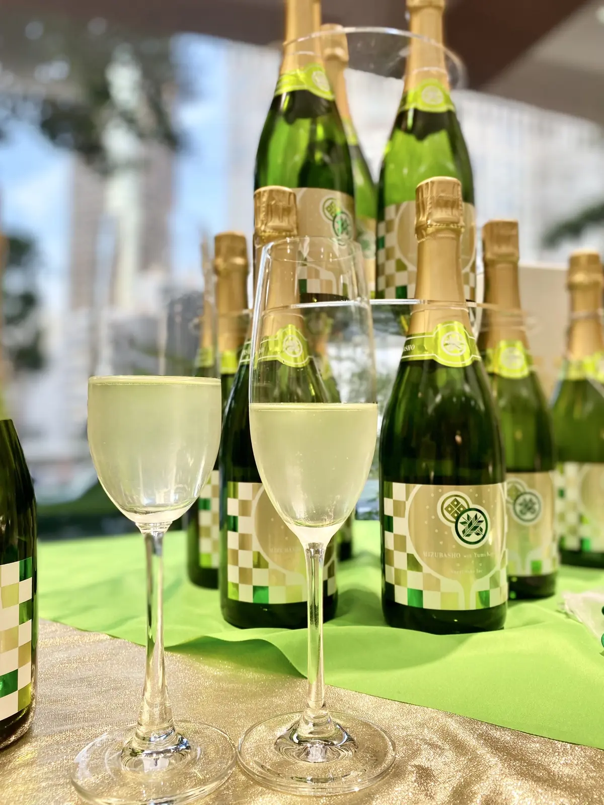 永井酒造「水芭蕉アーティストシリーズ」スパークリング酒