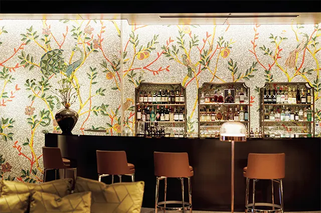 最上階の45階にある「ブルガリ バー」。