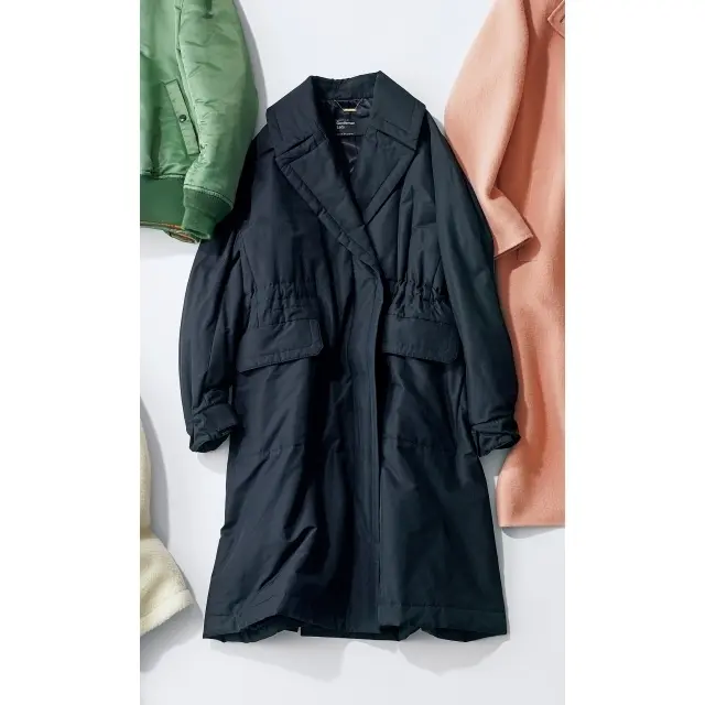 ダウン&パディング（中綿）　計算されたシルエットで都会的な印象に