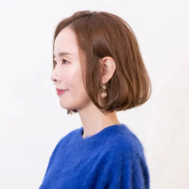 旬度の高さと髪悩みカバーを両立！人気のAラインボブ【50代髪型・ヘアスタイル】