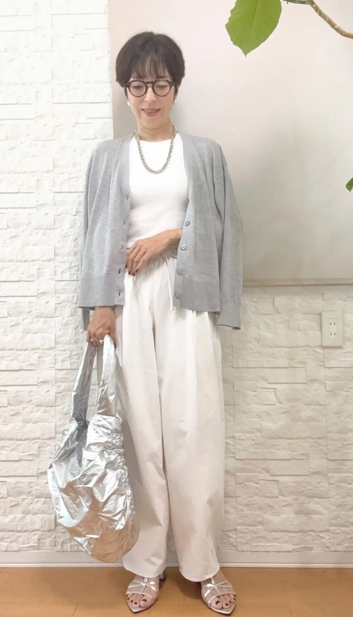 ハンサムコーデ　アラフィフファション　プチプラコーデ　プチプラファション　50代