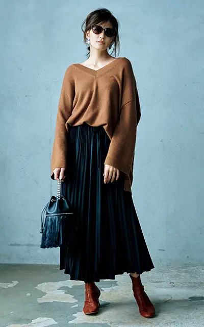 プリーツスカート