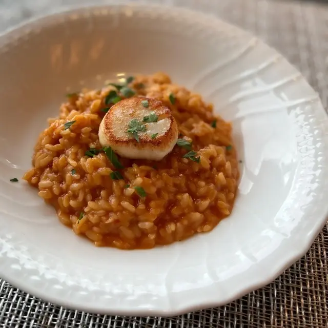 お次はリゾット。メインのチョイスも豊富でした。