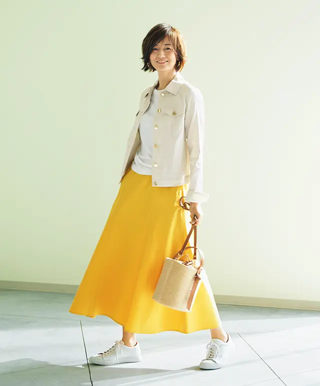 春色のスカート