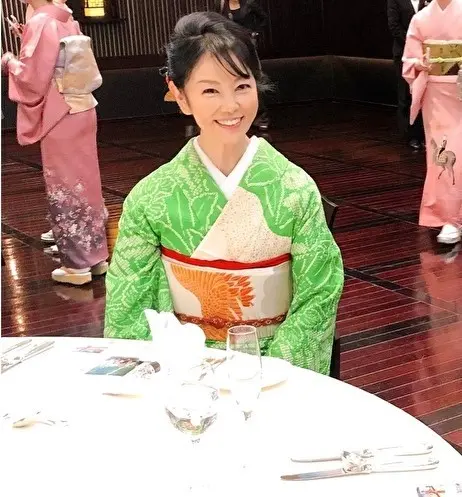 新緑の季節に　グリーンのお着物♪の画像_2