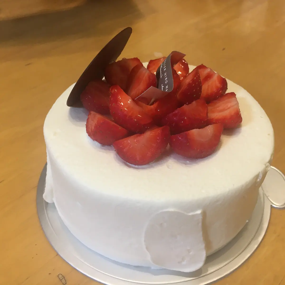 ラトリエ　ヒロ　ワキサカのイチゴのショートケーキ