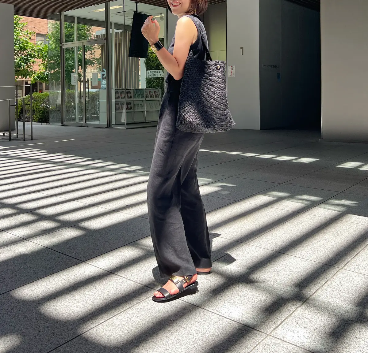 夏の黒パンツ3スタイル‼︎の画像_7